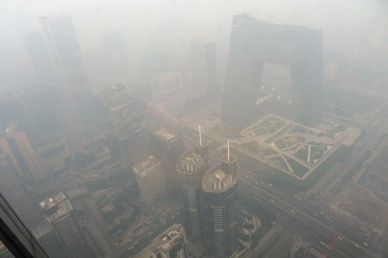 雾霾下的北京