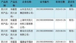 圣光化工带头饰面型防火涂料通过认证