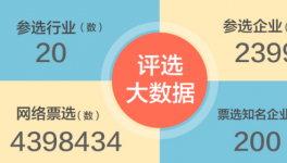 一张图详解供应商行业十强网络票选大数据