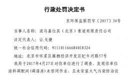 一企业因调漆房未密闭作业被罚款2万元