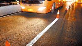 9月底前，洛阳市区部分道路交通标线陆续换“新装”