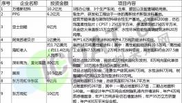 三棵树、东方雨虹、阿克苏等众多企业投资330亿新建项目