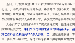 200余人齐聚一堂！这家涂料企业2023年规划揭秘！