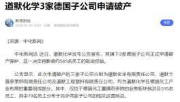 道默化学集团！化工巨头子公司破产！“踩踏”蔓延……