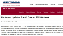 全球化工巨头亨斯迈公司“不卖了”！50多家化工企业“停摆