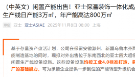 急售！卖厂！亚士创能“自救”开始！