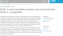 疯狂关厂！巴斯夫化工巨头189亿投资取消！