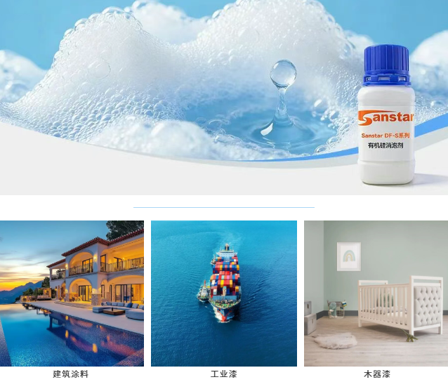 生兴行化学水性涂料用有机硅消泡剂——Sanstar DF-S系列