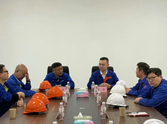 双虎涂料组织骨干团队赴 兄弟单位江新亿宏化工参观学习