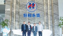 巴德士董事长方学平 行走进恒和永盛 刘展威热情接待